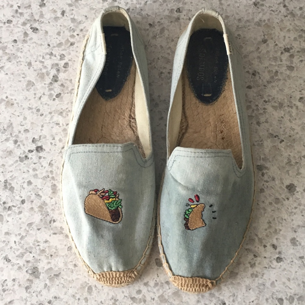 Soludos taco 🌮 espadrille flats - Picture 2 of 4